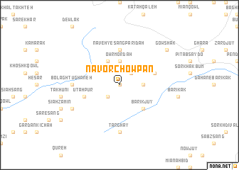 map of Nāvor Chowpān