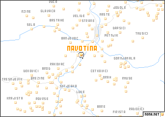 map of Navotina