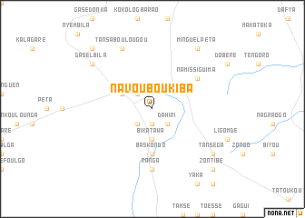 map of Navouboukiba