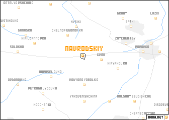 map of Navrodskiy