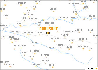 map of Nāvushkē