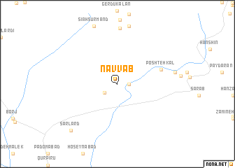 map of Navvāb