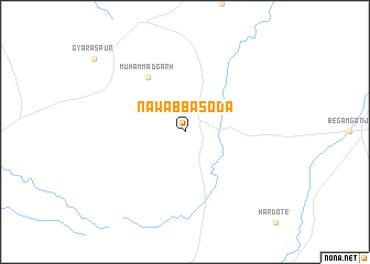 map of Nawāb Bāsoda