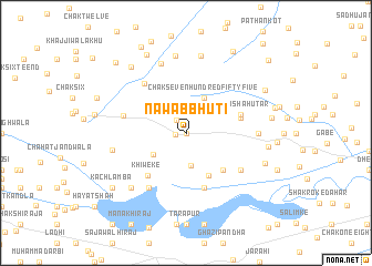 map of Nawāb Bhūti