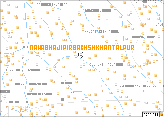 map of Nawāb Hāji Pīr Bakhsh Khān Tālpur