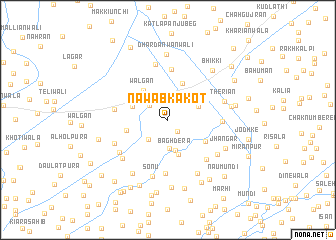 map of Nawāb ka Kot