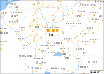 map of Nawāb