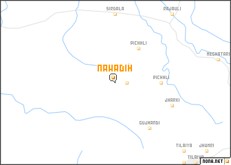 map of Nawādih