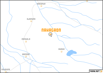 map of Nawāgaon