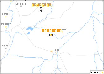 map of Nawāgaon