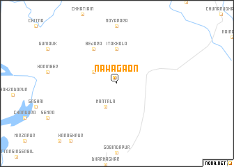 map of Nawagaon