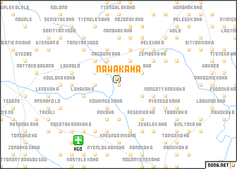 map of Nawakaha