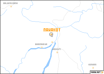 map of Nawākot