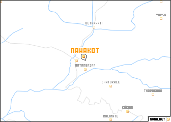 map of Nawākot