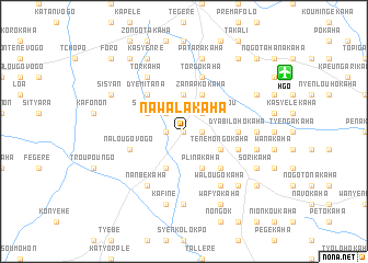 map of Nawalakaha