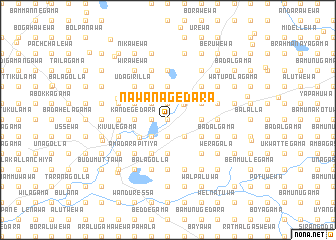 map of Nawanagedara