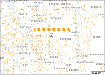 map of Nawān Ahmadwāla