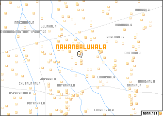 map of Nawān Baluwala