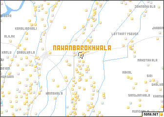 map of Nawān Barokhwāla