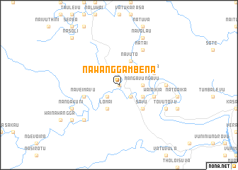 map of Nawanggambena