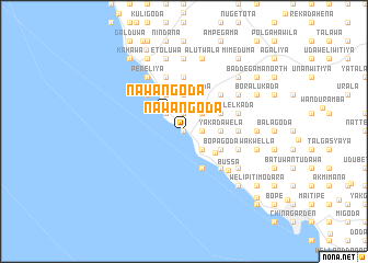 map of Nawangoda