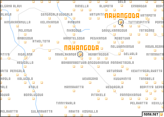 map of Nawangoda