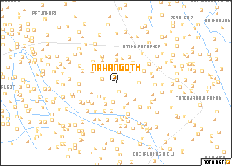 map of Nawān Goth