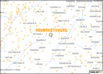 map of Nawān Kot Khurd