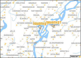 map of Nawān Kot