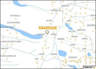 map of Nawān Kūr