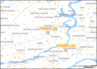 map of Nawān Lok