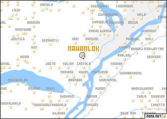 map of Nawān Lok