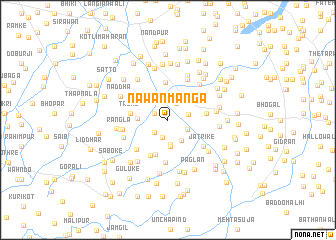 map of Nawān Mānga