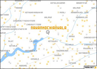 map of Nawān Mochiānwāla