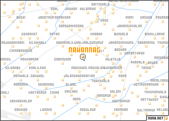 map of Nawān Nāg