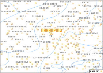 map of Nawān Pind