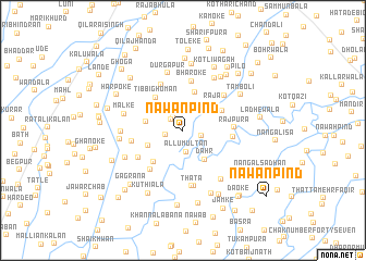 map of Nawānpind