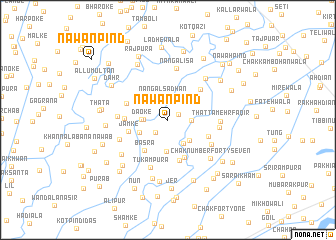 map of Nawānpind