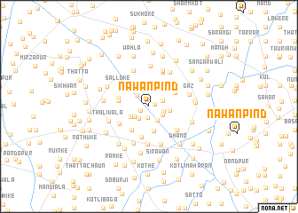 map of Nawānpind