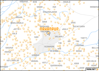 map of Nawānpur