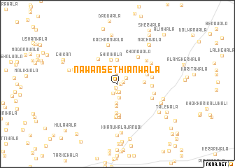 map of Nawān Sethiānwāla