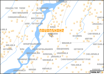 map of Nawān Shahr