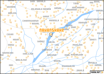 map of Nawānshahr