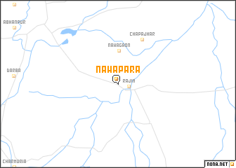 map of Nawāpāra