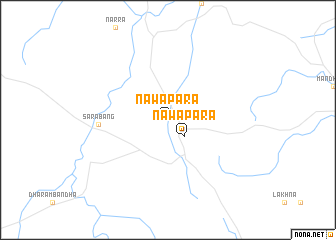 map of Nawāpāra