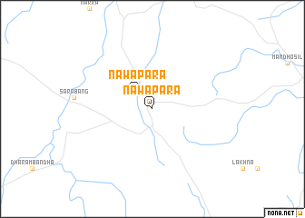 map of Nawāpāra