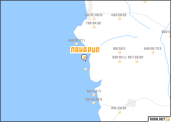 map of Nāwāpur