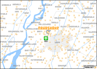 map of Nawa Shahr