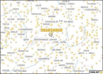 map of Nawāshahr