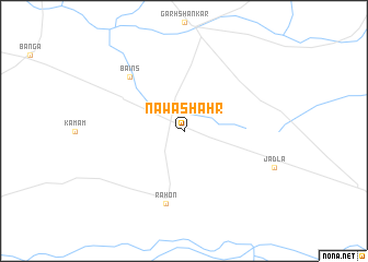 map of Nawāshahr